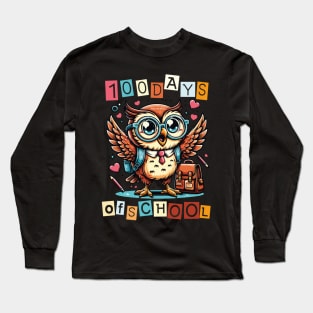 100 days of school Long Sleeve T-Shirt